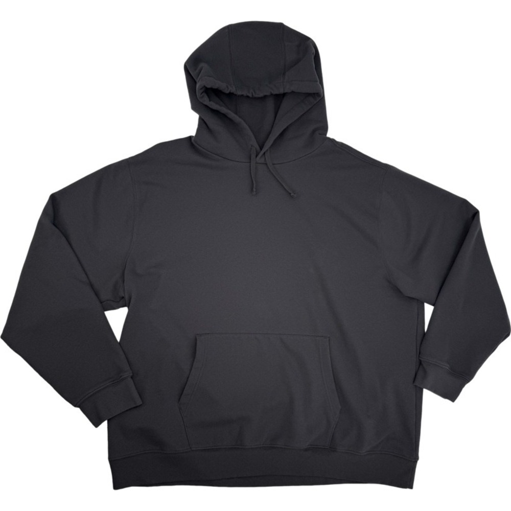 FRESH CLEAN THREADS 3XL Hoodie Gray Pullover Fleece Pocket Mens Dadcore Basics - Picture 3 of 10